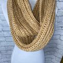 Mixit chunky knit tan infinity scarf one size Photo 1