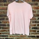 L.L.Bean  Pink Short Sleeve Crew Neck Cotton T-Shirt Women's Size Large Photo 6