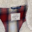 GRACE IN LA Sherpa Lined Jean Jacket Photo 1