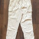 Woman Within  écru cargo pants, size 12W petite Photo 0