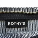 Rothy's NWT Rothy’s The Wristlet in Black Houndstooth Zip Top Clutch Purse Photo 2