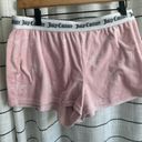 Juicy Couture Pink Velvet Shorts Photo 1