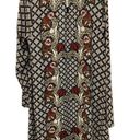 Xhilaration  Dress MEDIUM Multicolored Bohemian Long Sleeve Shift Sheath Casual Photo 1