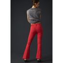 ma*rs NWT Mother Hustler Ankle Fray in  Red High Rise Bootcut Crop Jeans 25 Photo 11