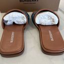 Burberry  Carolyn Denim Slide Sandals Photo 3