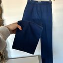 L.L.Bean Vintage High Waisted Navy Pleated Trousers  Photo 6