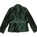 Jones New York Vintage Metallic Green Short Trench Coat. Size S. EUC Photo 1