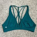 Lululemon Raise The Barre Bra Teal Green Photo 3