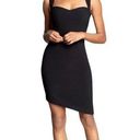 Dress the Population Amora Black Sweetheart Asymmetrical Mini Dress NWOT Photo 0