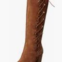 sbicca  RARE lace up/ zipper boho suede boots sz 9 Photo 9