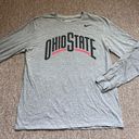 Nike Ohio State Gray  Oversized Long Sleeve T-Shirt Photo 0