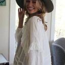 Free People Tamasi Ruffle Tunic in Ivory Size Small Photo 2