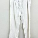 J.Jill  Women's Linen Blend Wide Leg Crop Pants White Size 8 Photo 0