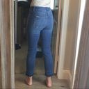 White House | Black Market WHBM The Slim Crop Raw-Hem High-Rise Slim Jeans Sz2 (Fit sz 4) Photo 2