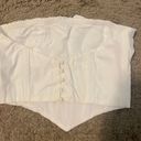 Princess Polly Tops |  Bad Gal Bustier White Top Size 6 | Color: White Photo 3