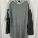 Lane Bryant  Gray Colorblock Turtleneck Long Sleeve Sweater Sz.18/20 NWT Photo 4