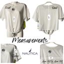 Nautica BNWT  Competition White Crop Top Sheer Workout  Swim Cover Up Women Large Photo 1