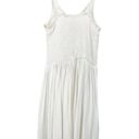 Boho Me NEW  Womens S Dress Gauzy Smocked White Sundress Feminine Flirty Photo 2