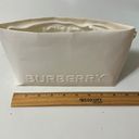 Burberry Pre‎ loved  white cosmetic make up bag 8 inches Photo 1