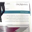 Hanes 00s  Vintage Black Opaque Comfort Stretch Tights Photo 5