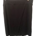 J.Jill  Wearever Pull On Pencil Casual Knit Cut Out Skirt Black Sz. M Sporty Photo 0