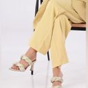 Twisted Flattered x Revolve River  Leather Heeled Sandals in Cream Photo 1