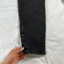 New Direction  14R Tie Bottom Black Pull On Skinny Jeans Photo 6