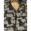 Rebecca Taylor $325  Size 10 Silk Mini Gray Dress Summer Storm Snake Snakeskin Photo 3