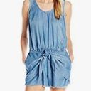 Tracy Reese Plenty by  Chambray Frayed Edge Romper Photo 1