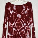 One Teaspoon  Tie Dye High Low Tunic Red Photo 2