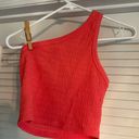 American Eagle One Shoulder Crop Top Photo 0