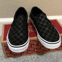 Vans  black checkered slip on sneakers Photo 0