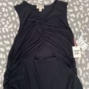 Open Edit NWT  cutout ruched black midi dress XXL Photo 1