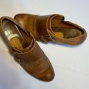 Born concept B.O.C. Brown Leather Buckle Oxford Ankle Boots Booties Heel Sz 8.5 Photo 7