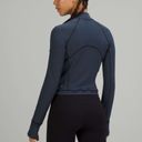 Lululemon  Its Rulu Run Cropped Half-Zip
Heathered True Navy / Black Photo 1