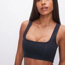 Good American DENIM LIGHT COMPRESSION BRA | BLACK269 SIZE M Photo 0