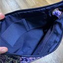 Simply Southern NWT Simply‎ Southern Women's Palm Leaf Leather Large Clutch Bag Purple Photo 5