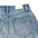 Hidden Jeans HIDDEN Button Fly High Waist Frayed Hem Denim Shorts Photo 4