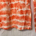 Inc international  Concepts Scoop-Neck Top Tie-Dye Orange/White NWT Small Photo 3