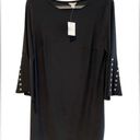 Est. 1946  Dress Midi Dress Long Bell Sleeves & Rivet Embellishments Small NWT! Photo 0