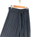 Wilfred  Aritzia Faun Pinstripe Tie Waist Wide Leg Pants Black/White Size L Photo 6