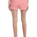 BCBGMAXAZRIA  High-Waisted Pleated Belted Light Pink Shorts Photo 5