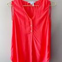 Draper James  Coral Sleeveless Top Photo 2