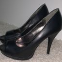 Rampage Black Heels Size 6 Photo 1