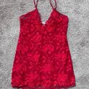 Victoria's Secret Victoria’s Secret Red Floral Lace Lingerie Slip Dress Photo 0