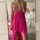 David's Bridal Pink Homecoming / Formal Dress Photo 0