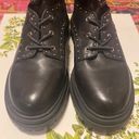 Chelsea and Violet  rhea black leather combat boots size 8 NWT Photo 1