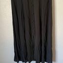 The Row NWT A Black Button Front Midi Dress X-Small Photo 2