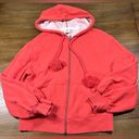 CAbi  Tangerine Deluxe Full Zip Hoodie Wm Sm Balloon Sleeve Tassel Tie Style 5657 Photo 0