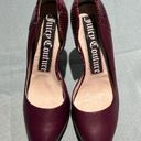 Juicy Couture  Leather Plum & Python Heels Size 7.5.  B56 Photo 3